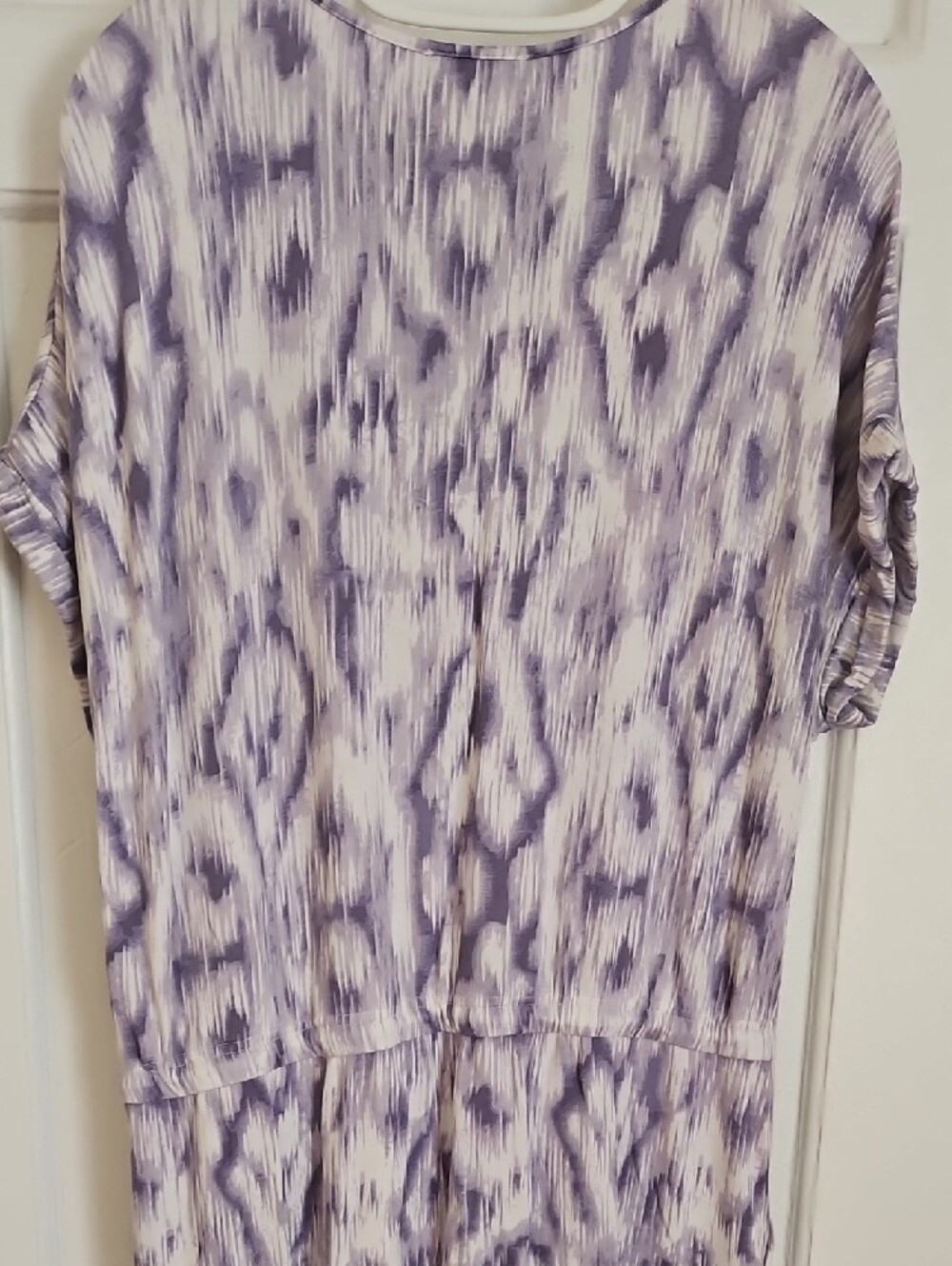 Hilary Radley Light Purple Patterned Dress - Picture 9 of 10